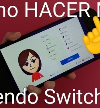 Como hacer miis en Nintendo Switch 2.