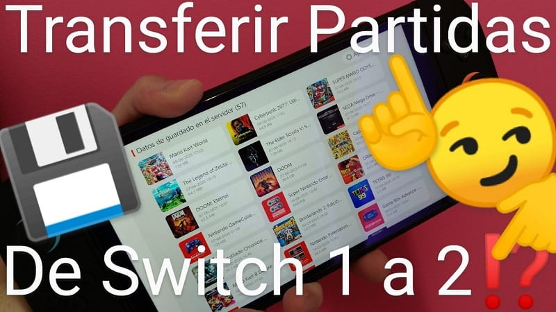 Transferir partidas Switch 1 a SWitch 2.
