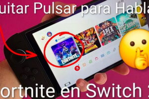 Pulsar para hablar Fortnite Switch 2