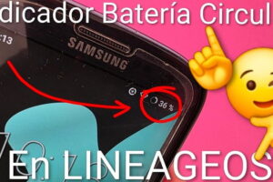 Activa icono batería circular LineageOS