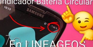 Activa icono batería circular LineageOS