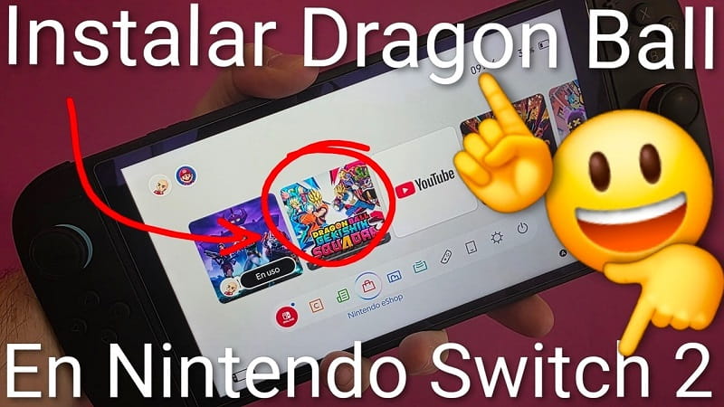 Instala Dragon Ball Gekishin Squadra en Switch 2