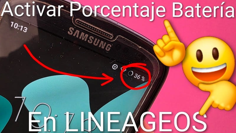 activar porcentaje de batería LineageOS