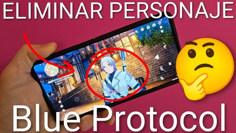 borrar personaje Blue Protocol