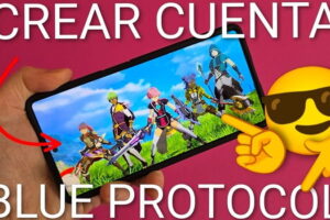 crear una cuenta en Blue Protocol