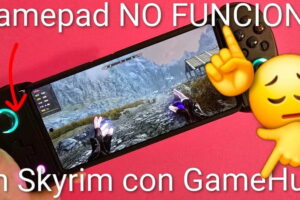 mando no funciona en Skyrim con GameHub