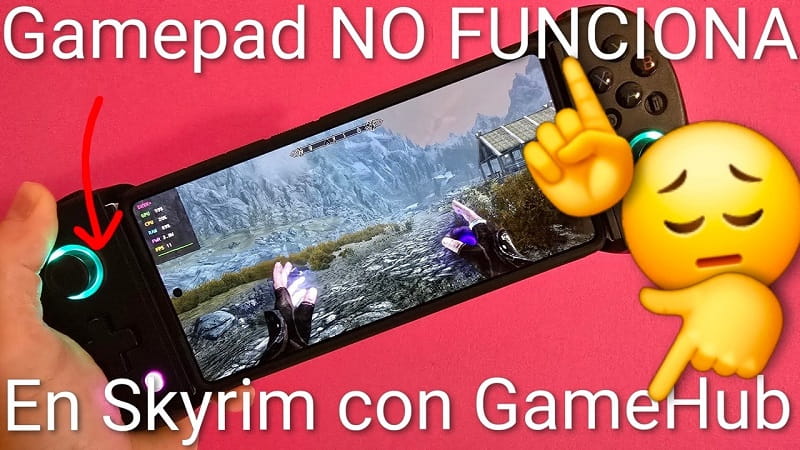 mando no funciona en Skyrim con GameHub