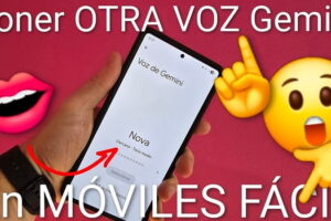 Cambiar voz Google Gemini