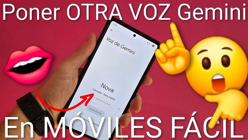 Cambiar voz Google Gemini