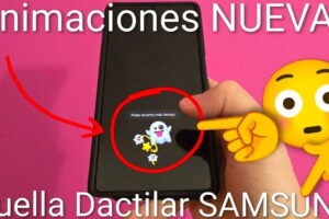 Añadir animaciones al lector de huellas Samsung Galaxy