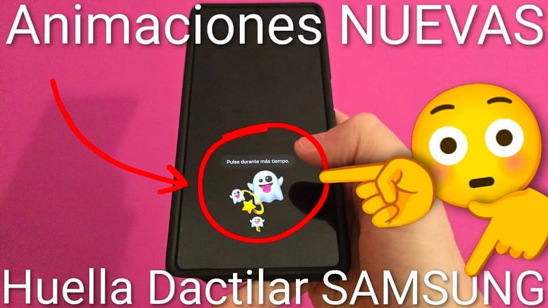 Añadir animaciones al lector de huellas Samsung Galaxy