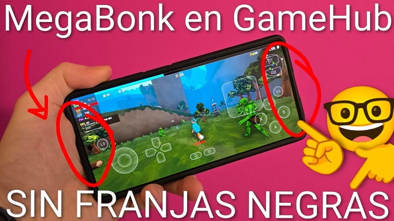 MegaBonk en Android a modo panorámico en GameHub