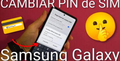 cambiar el PIN de la SIM en Samsung Galaxy