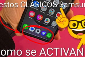 gestos de deslizamiento clásicos Samsung Galaxy