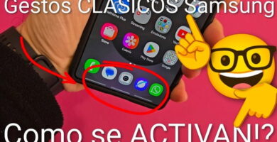 gestos de deslizamiento cl谩sicos Samsung Galaxy