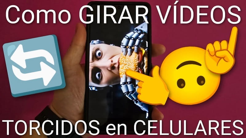 girar un vídeo torcido en tu móvil