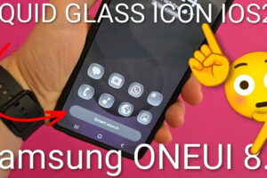 iconos Liquid Glass en Samsung con One UI 8.0