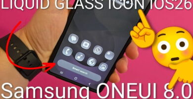 iconos Liquid Glass en Samsung con One UI 8.0
