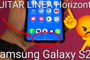 quitar la línea horizontal del S25