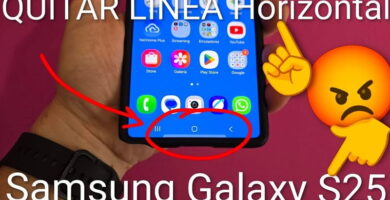 quitar la línea horizontal del S25