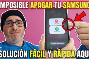 Samsung no se apaga pulsando el botón
