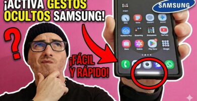 activar gestos de navegaci贸n en Samsung Galaxy