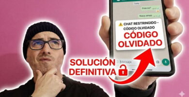 Olvid茅 c贸digo secreto chat restringido WhatsApp