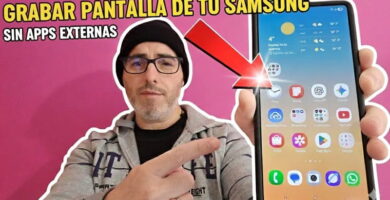 grabar pantalla en Samsung