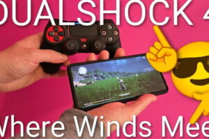 usar mando PS4 en Where Winds Meet Mobile
