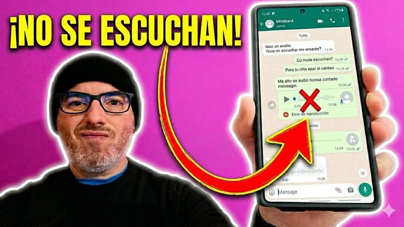 audios de WhatsApp no se escuchan