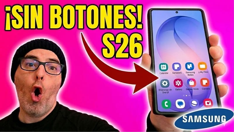 captura de pantalla Samsung Galaxy S26