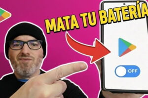 evitar que Google Play Store consuma batería