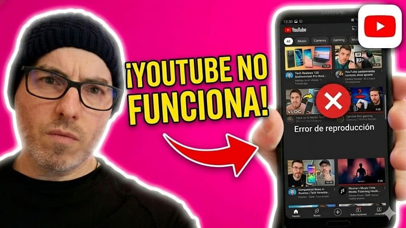 YouTube no funciona