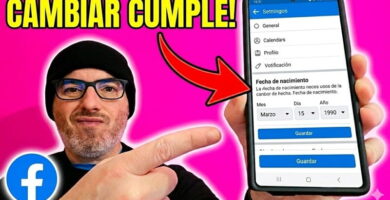 cambiar fecha de nacimiento en Facebook