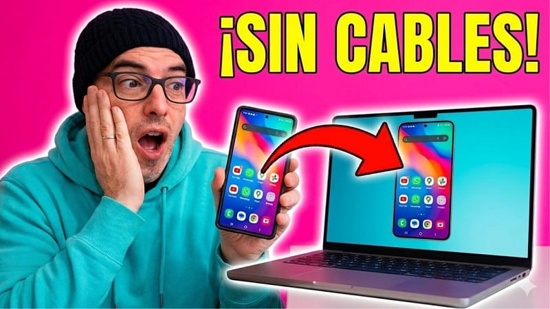 ver pantalla móvil en el PC sin cables
